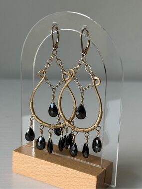Vintage Boho 14/20 GF Gold Filled Chandelier Earrings